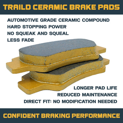 Yamaha YZ125/YZ250/YZ450F 2003-2007 Ceramic Brake Pad Set