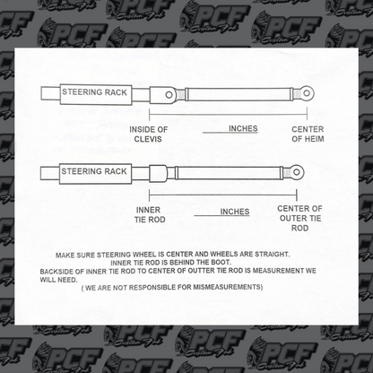 $PCF CAN-AM X3 72 INCH HD TIE RODS KIT