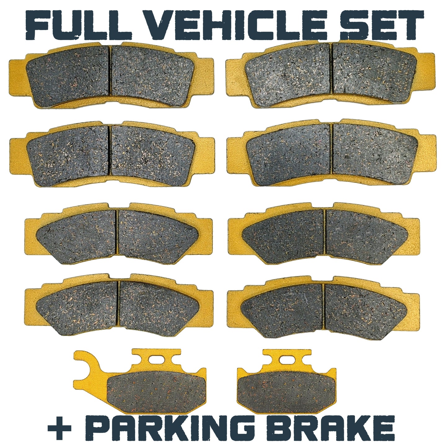 Yamaha Wolverine RMAX2/RMAX4 2021-2024 Ceramic Brake Pad Set with Parking Brake