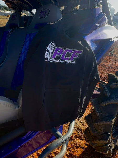 PCF LONG SLEEVE GLITTER HOODIES