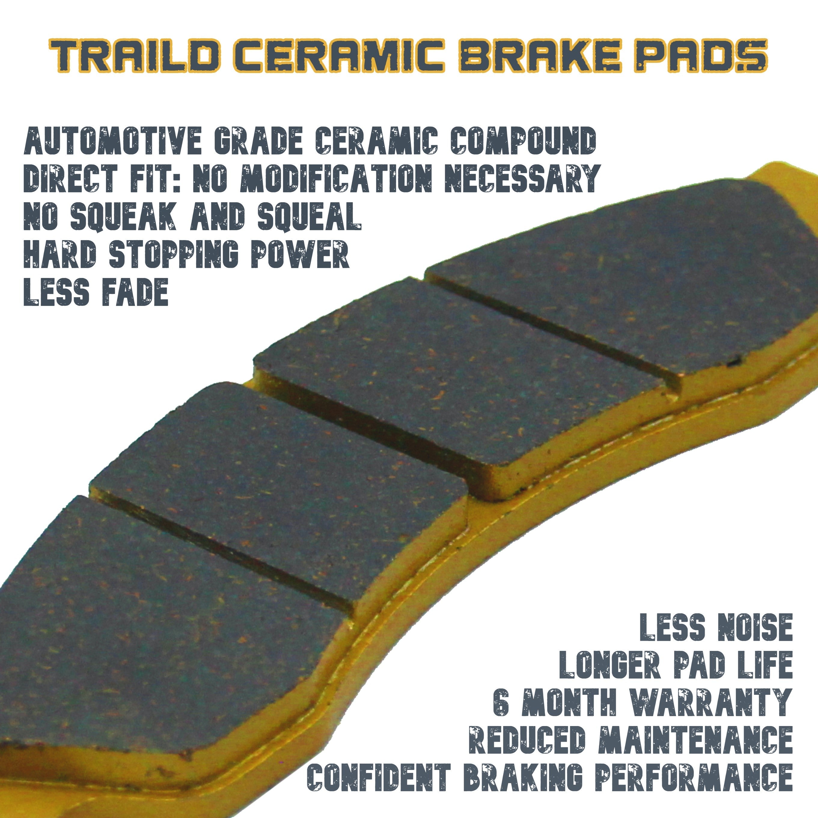 Arctic Cat/Textron Stampede/Havoc 2018-2020 Ceramic Brake Pad Set